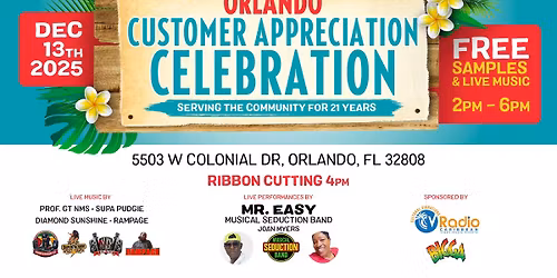 Golden Krust Orlando 21st Anniversary and Customer Appreciation Celebration