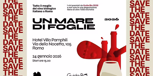 UN MARE DI FOGLIE 2026 - PRESENTAZIONE GUIDA BIO EDIZIONE 2026