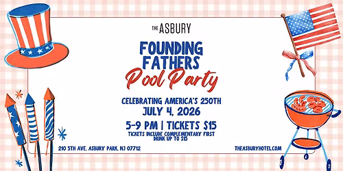Founding Father's Pool Party