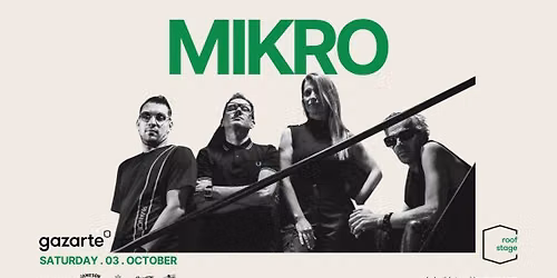 MIKRO | \u03a3\u03ac\u03b2\u03b2\u03b1\u03c4\u03bf 03 \u039f\u03ba\u03c4\u03c9\u03b2\u03c1\u03af\u03bf\u03c5 2026 || gazarte roof stage