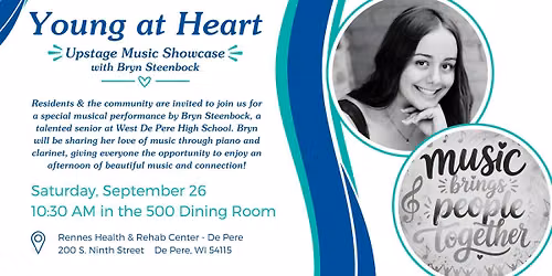 Young at Heart with Bryn Steenbock at Rennes Health & Rehab Center - De Pere