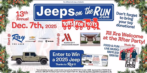 **Convoy** Jeeps On The Run Toys4Tots