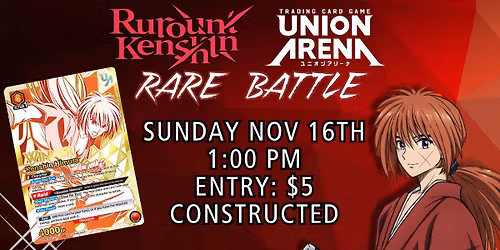 Union Arena Rare Battle Rurouni Kenshin