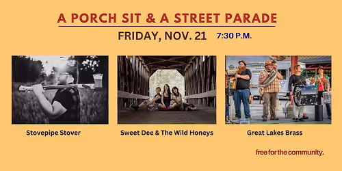 A Porch Sit and A Street Parade