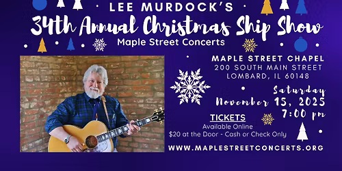 \ud83c\udf84\u2693 Lee Murdock's 34th Annual Christmas Ship Show! \u2693\ud83c\udf84