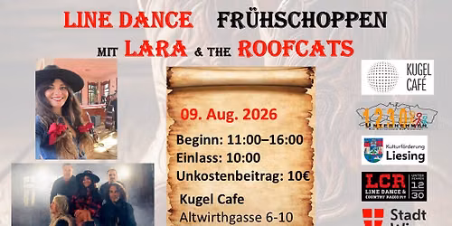 Line Dance Fr\u00fchschoppen mit Lara & Roofcats;