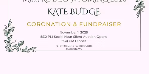 Miss Rodeo Wyoming 2026 Coronation