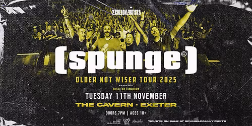 [spunge] + Build For Tomorrow @ Exeter Cavern | 11.11.25