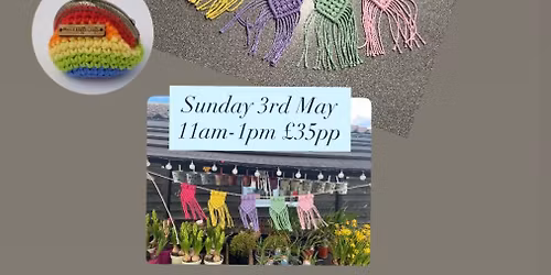 Macrame Coloured Flag Bunting Workshop