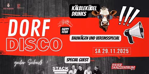 Dorf Disco - geiler Scheiß!