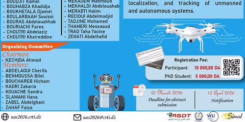 Premi\u00e8res Journ\u00e9es Scientifiques et Techniques sur les Syst\u00e8mes Inhabit\u00e9s et Autonomes
