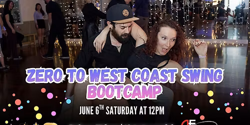 West Coast Swing Beginner Bootcamp-No partner needed (Pay on the Website)