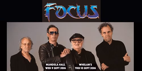 FOCUS featuring Thijs van Leer and Pierre van der Linden at Whelan's