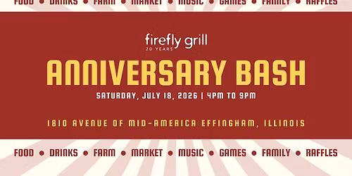 Firefly Grill 20-Year Anniversary Bash 
