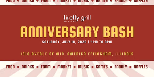 Firefly Grill 20-Year Anniversary Bash 