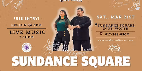 FREE Cumbia Lesson by DanceMakers of Texas + Live Band 