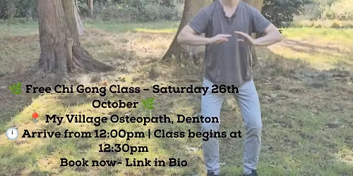 Free Chi Gong class for beginners