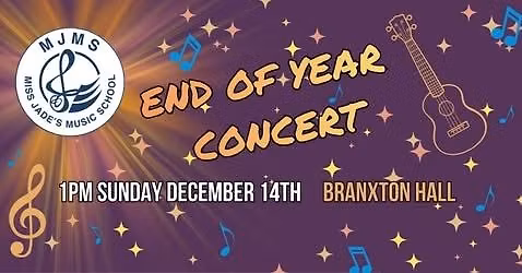 Miss Jade's Music School - END OF YEAR CONCERT