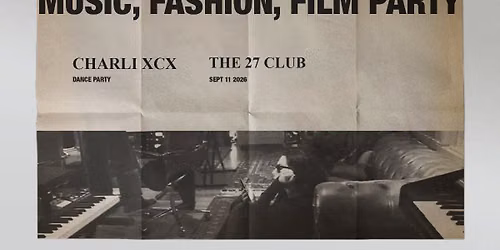 Music, Fashion, Film Party