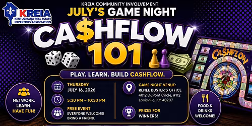 July's Game Night: CASHFLOW 101