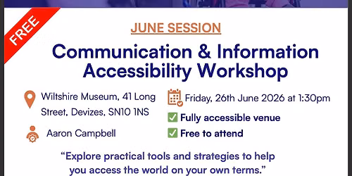Communication & Information Accessibility Workshop