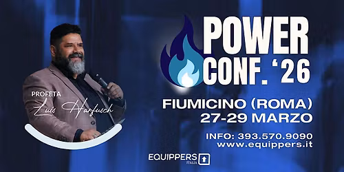 Power Conference 2026 ROMA con il Profeta Luis Harfusch