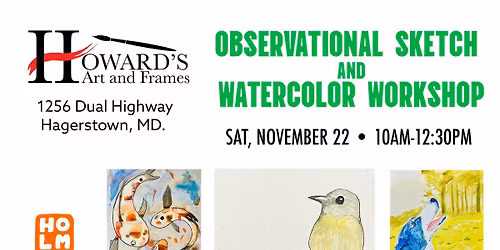 Watercolor Workshop at Howard's Art & Frames