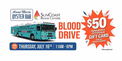 Anna Maria Oyster Bar Blood Drive