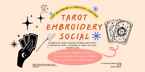 Tarot Embroidery Social