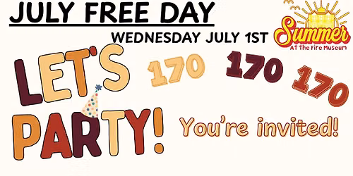 July Free Day at the Fire Museum 