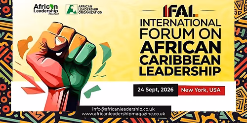 International Forum on African-Caribbean Leadership, IFAL New York 2026.