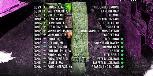 Millennial Tour Featuring Geena Fontanella Support From David Michael Frank