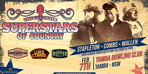 The Ultimate Superstars of Country Tribute - Yamba