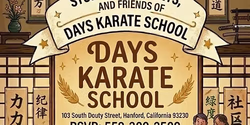 days karate school 20th year celebration and reunion