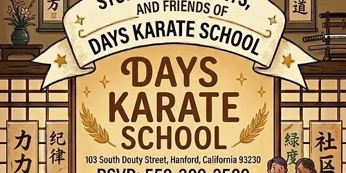 days karate school 20th year celebration and reunion