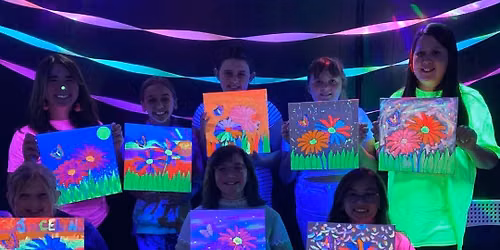 GLOW in the DARK PAINT PARTY: Family Art Night at Wildwood!