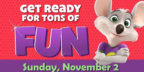 Free Sensory Friendly Morning at Chuck E. Cheese | June 28, 2026