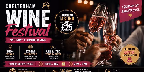 \ud83c\udf77 Cheltenham Wine Festival | October 2026 | Unlimited Tasting \u2022 250+ Wines From Expert Exhibitors
