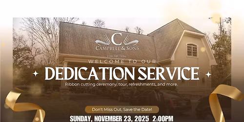 Dedication Service