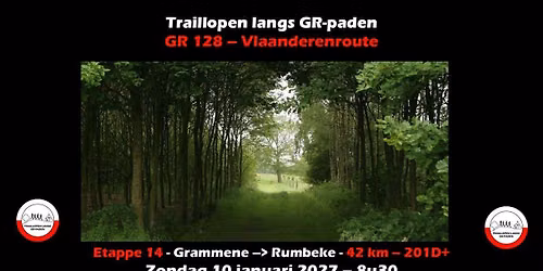 Traillopen langs de GR-128 Vlaanderenroute - etappe 14 - 42km - 201D+