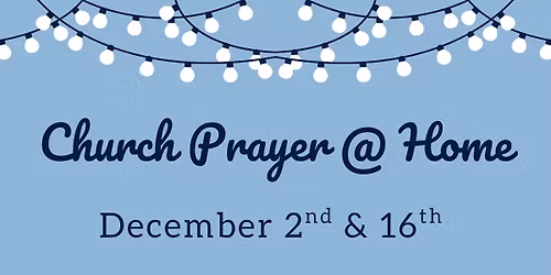 Churchwide Prayer at Home