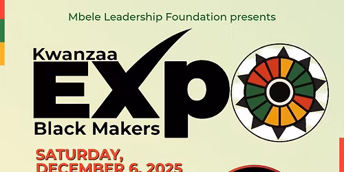 Kwanzaa Black Makers Expo