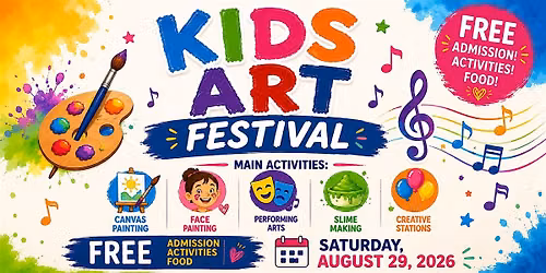 Free Kids Art Festival | Art Masterclasses, Music, Slime Making and more