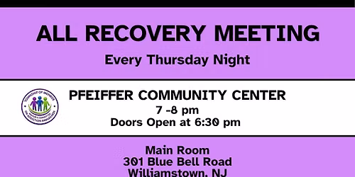 All Recovery Meeting - Supporting All Pathways to Recovery