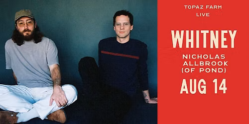 Whitney with special guest — 17100 NW Sauvie Island Road, 97231