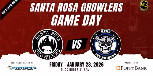 Santa Rosa NorCal Hockey - Growlers vs Ice Raiders