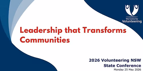 Volunteer Management | 2026 Volunteering NSW State Conference