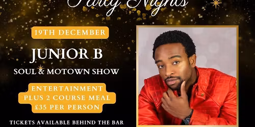 \ud83c\udf84Junior B  - Soul & Motown Night