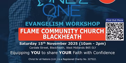 CfaN One2One Workshop - Blackheath