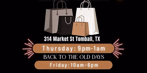 Black Friday Late Night Shopping in Tomball